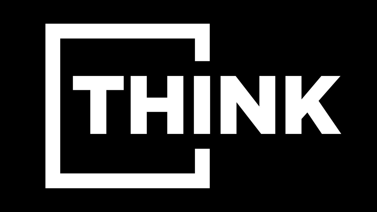 Logo for the term "Box Think" which is a trademark of Phil McKinney. It describes an innovation framework where you combine in the box and out of the box thinking. 